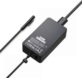 img 4 attached to 🔌 KSW KINGDO 44W Surface Pro Charger: Compatible with Surface Pro 3/4/5/6/7/X, Laptop 1/2/3, Surface Go 1/2 & Surface Book | Includes Travel Case