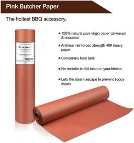 img 2 attached to Premium Pink Kraft Butcher Paper Roll: Ideal Food Service Equipment & Supplies for Disposables