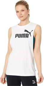 img 1 attached to 💃 Stay Stylish and Active with the PUMA Women's Essentials+ Cut Off Tank Top