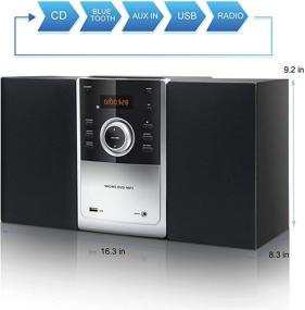 img 2 attached to Compact Stereo System Bluetooth Playback