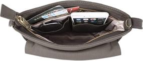 img 2 attached to Travelon Anti Theft Courier Saddle Crossbody Women's Handbags & Wallets