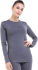 img 4 attached to Subuteay Womens Thermal Fleece X Large Sports & Fitness for Other Sports