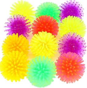 img 4 attached to 🦜 Soft Rubber Spike Ball Chew Toy for Colorful Parrot, Parrotlet, Cockatiel: Bonka Bird Toys