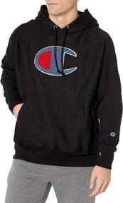 img 3 attached to Champion LIFE Pullover Hoodie Black 586020 Men's Clothing in Active