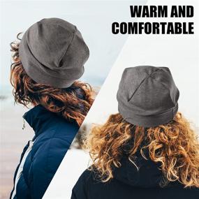 img 2 attached to 🧤 KPwarm Winter Beanie: Chunky Soft Fleece Tactical Skull Caps for Men and Women