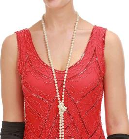 img 1 attached to GVOICE Womens 20S Gatsby Dress Women's Clothing and Dresses