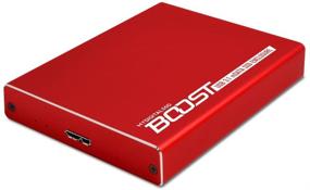 img 4 attached to 🔴 MyDigitalSSD Boost USB 3.1 SuperSpeed Plus UASP Dual mSATA SSD RAID Enclosure - Red - MDMSR-BST-USB3-RD