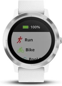 img 3 attached to ⌚ Garmin Vivoactive 3 GPS умный часы с функцией бесконтактной оплаты, встроенные спортивные приложения - белый/серебристый