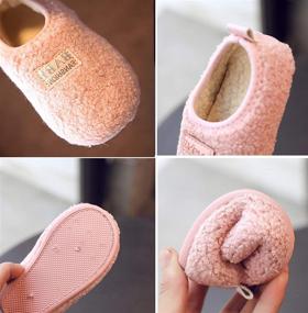 img 3 attached to 👶 Warm and Comfy Toddler Memory Slippers: Lightweight Winter Shoes for Boys