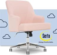 serta leighton office chair light furniture logo