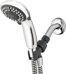 img 4 attached to 🚿 Waterpik VBE-453 Eco Low Flow Hand Held Shower Head, 1.6 GPM, Chrome/Red