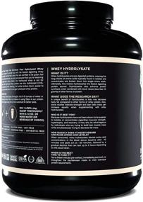img 1 attached to Muscle Feast Grass Fed Hydrolyzed Whey Protein Powder: Pure & Natural 5lb Vanilla - 23g Protein, 114 Calories, Gluten Free