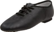 dance j100 leather jazz shoes for toddlers & little kids: ideal for dance class logo
