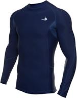 👕 compressionz men's quick-dry long sleeve compression baselayer athletic shirt logo