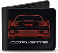 🚗 белезничный кошелек buckle down corvette c7: изящный дизайн и функциональное хранение логотип