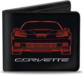 img 4 attached to 🚗 Белезничный кошелек Buckle Down Corvette C7: изящный дизайн и функциональное хранение