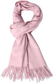 img 4 attached to QBSM Women's Luxurious Oversized Pashmina Shawls Wraps Scarfs for Weddings and Special Occasions