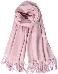 img 3 attached to QBSM Women's Luxurious Oversized Pashmina Shawls Wraps Scarfs for Weddings and Special Occasions