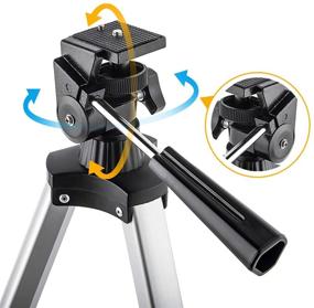 img 1 attached to 🌌 Gskyer Telescope: 70mm Aperture 400mm AZ Mount Refracting Telescope for Kids and Beginners - Travel Telescope with Carry Bag, Phone Adapter, and Wireless Remote