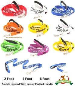 img 1 attached to Friendly Dexil Dog Collars: Color Coded Accident Prevention Leash 6ft/1.8m - Prevents Dog Accidents by Alerting Others in Advance - Award Winning