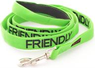 friendly dexil dog collars: color coded accident prevention leash 6ft/1.8m - prevents dog accidents by alerting others in advance - award winning logo