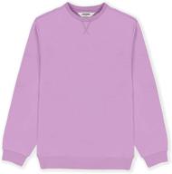 👕 jiahong kids soft fleece crewneck sweatshirt - fashionable long sleeve pullover for boys & girls logo