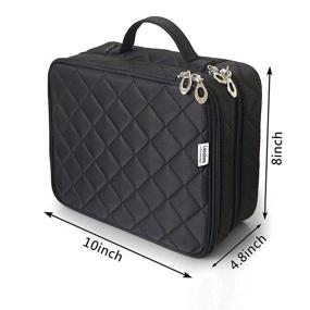 img 2 attached to 💄 Multifunctional Travel Makeup Case with Convenient Compartments