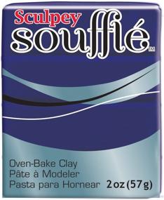 img 4 attached to 🔮 Sculpey Soufflé Polymer Oven Bake Clay - Royalty Purple, Non-Toxic, 1.7 oz. Bar - Ideal for Jewelry Making, Holidays, DIY, Mixed Media, and More! Premium Lightweight Oven Bake Clay