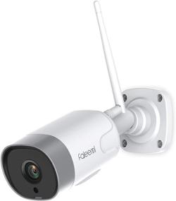 img 4 attached to Камера Faleemi WiFi для улицы с ночным видением, домашним наблюдением 1080P, детекцией движения, двусторонним аудио, защитой от влаги IP66, слотом для SD-карты и облачным хранилищем, совместимая с Android/iOS.