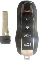 🔑 high-quality keyless entry remote car key fob for porsche 911 cayenne panamera - autokeymax (single) logo