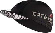 cateye polyester cycling cap: sweat absorbent, lightweight, 🚴 sun protection hat for outdoor sports, men & women логотип