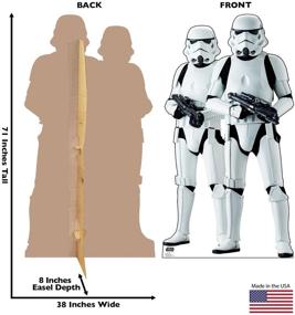 img 3 attached to 🌟 Rogue One: A Star Wars Story - Life Size Stormtroopers Cardboard Cutout Standup with Enhanced SEO