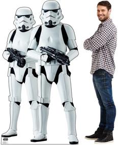 img 2 attached to 🌟 Rogue One: A Star Wars Story - Life Size Stormtroopers Cardboard Cutout Standup with Enhanced SEO