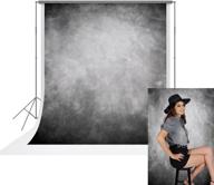 📸 urctepics 5x7ft pro microfiber grey abstract photography backdrop: texture & style for head shot portraits logo