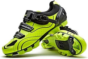 img 4 attached to Santic Mountain Cycling Buckle Compatible Men's Shoes: Your Ultimate Athletic Footwear