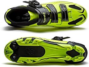 img 2 attached to Santic Mountain Cycling Buckle Compatible Men's Shoes: Your Ultimate Athletic Footwear