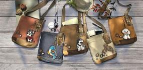 img 3 attached to Cross Body Handbag Canvas Messenger Dragonfly Women's Handbags & Wallets