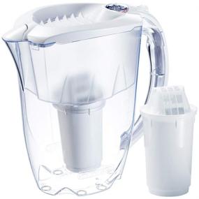 img 4 attached to Nakii Everyday Water Filter Pitcher: Ion and Aquelen Filtration System, Long-lasting Filter, Chlorine & Lead Removal, Heavy Metal Filtration, Lime-Scale Removal, Filter Change Indicator, 12 Cup Capacity