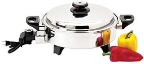 img 3 attached to High-Precision 3-1/2-Quart Surgical Stainless-Steel Oil Core Skillet: Unrivalled Cooking Performance