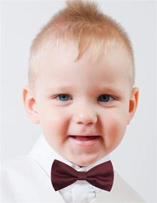 img 2 attached to 👶 Toddlers Adjustable Metallic Bowtie - Boy's Accessories in Bow Ties