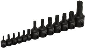 img 1 attached to 🛠️ NEIKO 10281B Impact Torx Socket Set: 13-Piece Heavy Duty Cr-Mo, 6-Point, Impact Grade (T10 to T60)