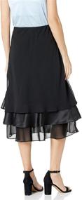 img 2 attached to Stylish Tea Length Dress Skirt for Petite, Regular, and Plus Sizes by Alex Evenings