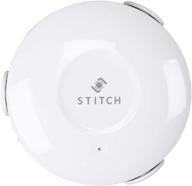 💧 stitch smart home collection: monoprice wireless smart water leak/flood sensor - white. probe & alarm, no hub needed! logo