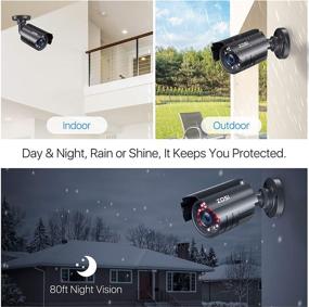 img 3 attached to 📷 ZOSI H.265+ 1080p 16 Channel Security Camera System with 2TB Hard Drive, 16CH 1080P HD-TVI CCTV DVR, 16x Outdoor Indoor Surveillance Bullet Camera 1080p, Night Vision, Remote Control, Alert Push