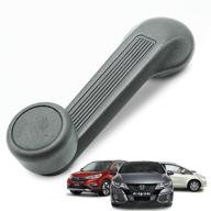 🚗 powerwarauto gray window crank door handle manual regulators for honda civic accord ex dx lx sedan hatchback 1984-2000 logo
