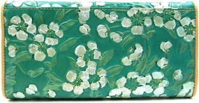 img 3 attached to Genuine Leather Women's Handbags & Wallets by ArtsEye: Blossom Embossed Collection