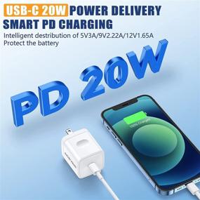 img 2 attached to ⚡ Power Up Your iPhone 12 and More: 20W PD 3.0 Fast Charger by iPhone 12 Charger, USB C Charger Block