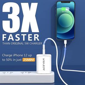 img 3 attached to ⚡ Power Up Your iPhone 12 and More: 20W PD 3.0 Fast Charger by iPhone 12 Charger, USB C Charger Block