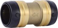 💧 pex sharkbite uxl0135 1 1/4 inch straight coupling: push-to-connect for copper & cpvc pipes logo