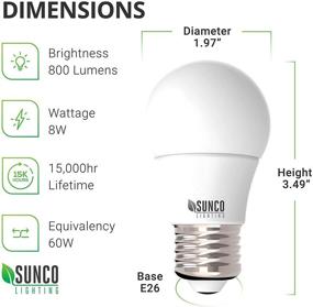 img 3 attached to 🌞 Enhance Your Refrigerator Lighting with Sunco Lighting's Dimmable 3000K Solution